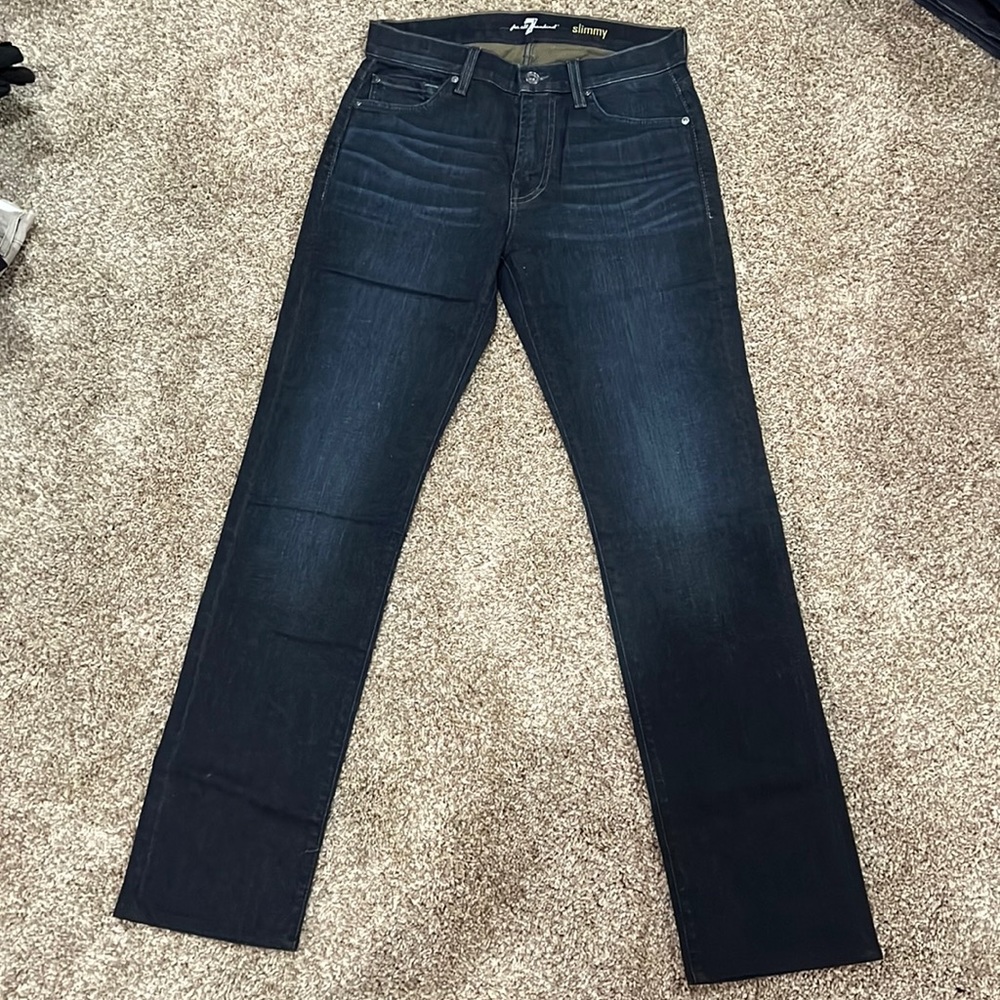 For all 7 mankind slimmy jeans